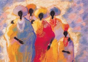 Tembu Group print by Tony Hudson